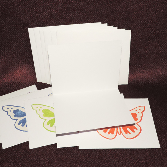 Set of 6 Rainbow Butterfly Blank Greeting Cards - Picture 4 of 4